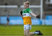 11 May 2022; Padraig McLoughlin of Offaly during the Electric Ireland Leinster GAA Minor Football Championship Semi-Final match between Dublin and Offaly at Parnell Park in Dublin. Photo by Seb Daly/Sportsfile
