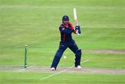 12 May 2022; Jeremy Lawlor of Northern Knights during the Cricket Ireland Inter-Provincial Cup match between North West Warriors and Northern Knights at Bready Cricket Club in Magheramason, Tyrone. Photo by Stephen McCarthy/Sportsfile