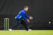 12 May 2022; Andy McBrine of North West Warriors during the Cricket Ireland Inter-Provincial Cup match between North West Warriors and Northern Knights at Bready Cricket Club in Magheramason, Tyrone. Photo by Stephen McCarthy/Sportsfile