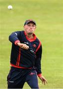 12 May 2022; Ben White of Northern Knights during the Cricket Ireland Inter-Provincial Cup match between North West Warriors and Northern Knights at Bready Cricket Club in Magheramason, Tyrone. Photo by Stephen McCarthy/Sportsfile