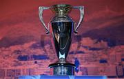 12 May 2022; A general view of the Women's Rugby World Cup during a World Rugby Cup future hosts announcement media conference at the Convention Centre in Dublin. Photo by Brendan Moran/Sportsfile