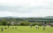 12 May 2022; A general view of the action during the Cricket Ireland Inter-Provincial Cup match between North West Warriors and Northern Knights at Bready Cricket Club in Magheramason, Tyrone. Photo by Stephen McCarthy/Sportsfile