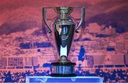 12 May 2022; A general view of the Women's Rugby World Cup during a World Rugby Cup future hosts announcement media conference at the Convention Centre in Dublin. Photo by Brendan Moran/Sportsfile