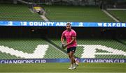 13 May 2022; Rónan Kelleher during a Leinster Rugby captain's run at the Aviva Stadium in Dublin. Photo by Harry Murphy/Sportsfile