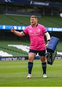 13 May 2022; Tadhg Furlong during a Leinster Rugby captain's run at the Aviva Stadium in Dublin. Photo by Harry Murphy/Sportsfile
