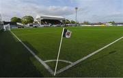 13 May 2022; A general view of a corner flag before the SSE Airtricity League Premier Division match between Dundalk and Bohemians at Oriel Park in Dundalk, Louth. Photo by Ramsey Cardy/Sportsfile