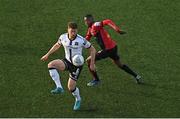 13 May 2022; Sam Bone of Dundalk and Junior Ogedi-Uzokwe of Bohemians during the SSE Airtricity League Premier Division match between Dundalk and Bohemians at Oriel Park in Dundalk, Louth. Photo by Ramsey Cardy/Sportsfile