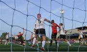 13 May 2022; Ciarán Kelly of Bohemians shoots to score his side's first goal during the SSE Airtricity League Premier Division match between Dundalk and Bohemians at Oriel Park in Dundalk, Louth. Photo by Ramsey Cardy/Sportsfile