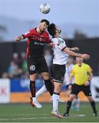 13 May 2022; Jordan Doherty of Bohemians in action against Patrick Hoban of Dundalk during the SSE Airtricity League Premier Division match between Dundalk and Bohemians at Oriel Park in Dundalk, Louth. Photo by Ramsey Cardy/Sportsfile