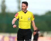 13 May 2022; Referee Eoghan O'Shea during the SSE Airtricity League First Division match between Wexford and Galway United at Ferrycarrig Park in Wexford. Photo by Michael P Ryan/Sportsfile