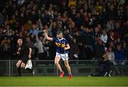 11 May 2022; Paddy McCormack of Tipperary celebrates after scoring the equalising point from a free in injury-time of the second half of extra-time, to send the game to penalties, during the Electric Ireland Munster GAA Minor Hurling Championship Final match between Tipperary and Clare at TUS Gaelic Grounds in Limerick. Photo by Piaras Ó Mídheach/Sportsfile