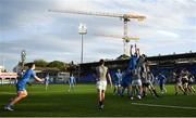 13 May 2022; Brian Deeny of Leinster takes possession in a lineout during the Development Match between Leinster Rugby A and Irish Universities XV at Energia Park in Dublin. Photo by Harry Murphy/Sportsfile