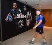 14 May 2022; Garry Ringrose of Leinster arrives before the Heineken Champions Cup Semi-Final match between Leinster and Toulouse at the Aviva Stadium in Dublin. Photo by Harry Murphy/Sportsfile