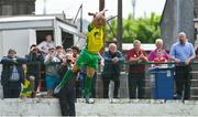 14 May 2022; Eoin Murphy of Rockmount AFC celebrates after scoring his side's first goal during the FAI Centenary Intermediate Cup Final 2021/2022 match between Rockmount AFC and Bluebell United at Turner's Cross in Cork. Photo by Seb Daly/Sportsfile