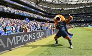 14 May 2022; Leo The Lion after the Heineken Champions Cup Semi-Final match between Leinster and Toulouse at Aviva Stadium in Dublin. Photo by Ramsey Cardy/Sportsfile