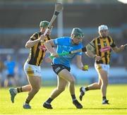 14 May 2022; James Madden of Dublin in action against Aidan Mellett of Dublin during the Leinster GAA Hurling Senior Championship Round 4 match between Dublin and Kilkenny at Parnell Park in Dublin. Photo by Stephen McCarthy/Sportsfile