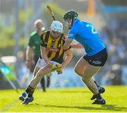 14 May 2022; Cian Kenny of Kilkenny in action against James Madden of Dublin during the Leinster GAA Hurling Senior Championship Round 4 match between Dublin and Kilkenny at Parnell Park in Dublin. Photo by Stephen McCarthy/Sportsfile