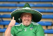 14 May 2022; Limerick supporter Pat Carroll, from Croom, before the Munster GAA Senior Football Championship Semi-Final match between Tipperary and Limerick at FBD Semple Stadium in Thurles, Tipperary. Photo by Mark Sheahan /Sportsfile
