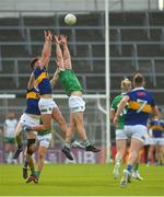 14 May 2022; Darragh Treacy of Limerick in action against Conall Kennedy of Tipperary during the Munster GAA Senior Football Championship Semi-Final match between Tipperary and Limerick at FBD Semple Stadium in Thurles, Tipperary. Photo by Diarmuid Greene/Sportsfile