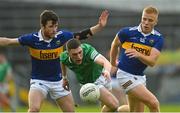 14 May 2022; Paul Maher of Limerick in action against Shane O'Connell and Teddy Doyle of Tipperary during the Munster GAA Senior Football Championship Semi-Final match between Tipperary and Limerick at FBD Semple Stadium in Thurles, Tipperary. Photo by Diarmuid Greene/Sportsfile