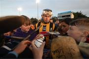 14 May 2022; Kilkenny's TJ Reid signs autographs after the Leinster GAA Hurling Senior Championship Round 4 match between Dublin and Kilkenny at Parnell Park in Dublin. Photo by Stephen McCarthy/Sportsfile