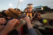 14 May 2022; Kilkenny's TJ Reid signs autographs after the Leinster GAA Hurling Senior Championship Round 4 match between Dublin and Kilkenny at Parnell Park in Dublin. Photo by Stephen McCarthy/Sportsfile