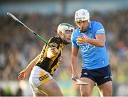 14 May 2022; Donnacha Ryan of Dublin in action against Paddy Deegan of Kilkenny during the Leinster GAA Hurling Senior Championship Round 4 match between Dublin and Kilkenny at Parnell Park in Dublin. Photo by Stephen McCarthy/Sportsfile