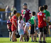 14 May 2022; Children look for a sliotar off Noel Conaty of Westmeath at half-time during the Leinster GAA Hurling Senior Championship Round 4 match between Westmeath and Wexford at TEG Cusack Park in Mullingar, Westmeath. Photo by Daire Brennan/Sportsfile
