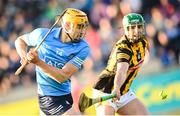 14 May 2022; Ronan Hayes of Dublin in action against Tommy Walsh of Kilkenny during the Leinster GAA Hurling Senior Championship Round 4 match between Dublin and Kilkenny at Parnell Park in Dublin. Photo by Stephen McCarthy/Sportsfile
