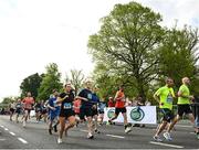 15 May 2022; Runners during the Irish Runner 5k sponsored by Sports Travel International incorporating the AAI National 5k Road Championships at Phoenix Park in Dublin. Photo by Harry Murphy/Sportsfile