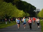15 May 2022; A general view of runners during the Irish Runner 5k sponsored by Sports Travel International incorporating the AAI National 5k Road Championships at Phoenix Park in Dublin. Photo by Harry Murphy/Sportsfile