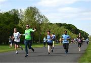 15 May 2022; A general view of runners during the Irish Runner 5k sponsored by Sports Travel International incorporating the AAI National 5k Road Championships at Phoenix Park in Dublin. Photo by Harry Murphy/Sportsfile