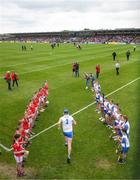 15 May 2022; Conor Prunty of Waterford leads his side out for the Munster GAA Hurling Senior Championship Round 4 match between Waterford and Cork at Walsh Park in Waterford. Photo by Stephen McCarthy/Sportsfile