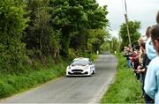 15 May 2022; Robert Barrable and Paddy Robinson in a VW Polo in action during the Carlow Rally round 4 of the National Rally Championship in Kildavin Co.Carlow. Photo by Philip Fitzpatrick/Sportsfile