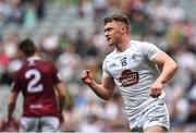 15 May 2022; Jimmy Hyland of Kildare celebrates after scoring his side's first goal during the Leinster GAA Football Senior Championship Semi-Final match between Kildare and Westmeath at Croke Park in Dublin. Photo by Seb Daly/Sportsfile