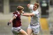15 May 2022; Daniel Flynn of Kildare in action against Nigel Harte of Westmeath during the Leinster GAA Football Senior Championship Semi-Final match between Kildare and Westmeath at Croke Park in Dublin. Photo by Seb Daly/Sportsfile
