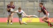 15 May 2022; Ray Connellan of Westmeath in action against Kevin Feely of Kildare during the Leinster GAA Football Senior Championship Semi-Final match between Kildare and Westmeath at Croke Park in Dublin. Photo by Seb Daly/Sportsfile
