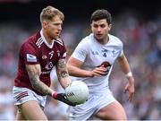 15 May 2022; Luke Loughlin of Westmeath in action against Mike Joyce of Kildare during the Leinster GAA Football Senior Championship Semi-Final match between Kildare and Westmeath at Croke Park in Dublin. Photo by Piaras Ó Mídheach/Sportsfile
