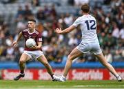 15 May 2022; Ronan O’Toole of Westmeath in action against Paul Cribbin of Kildare during the Leinster GAA Football Senior Championship Semi-Final match between Kildare and Westmeath at Croke Park in Dublin. Photo by Piaras Ó Mídheach/Sportsfile