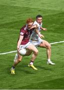 15 May 2022; Ronan Wallace of Westmeath in action against Ben McCormack of Kildare during the Leinster GAA Football Senior Championship Semi-Final match between Kildare and Westmeath at Croke Park in Dublin. Photo by Seb Daly/Sportsfile