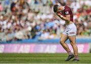 15 May 2022; Sam McCartan of Westmeath reacts after kicking wide during the Leinster GAA Football Senior Championship Semi-Final match between Kildare and Westmeath at Croke Park in Dublin. Photo by Seb Daly/Sportsfile