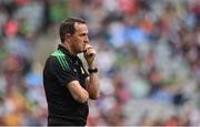 15 May 2022; Meath manager Andy McEntee before the Leinster GAA Football Senior Championship Semi-Final match between Dublin and Meath at Croke Park in Dublin. Photo by Seb Daly/Sportsfile