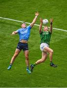 15 May 2022; Jack Flynn of Meath in action against Brian Howard of Dublin during the Leinster GAA Football Senior Championship Semi-Final match between Dublin and Meath at Croke Park in Dublin. Photo by Seb Daly/Sportsfile
