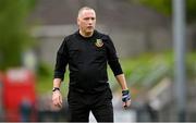 14 May 2022; Referee Alan McDonagh during the FAI Centenary Intermediate Cup Final 2021/2022 match between Rockmount AFC and Bluebell United at Turner's Cross in Cork. Photo by Seb Daly/Sportsfile