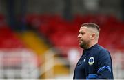 14 May 2022; Bluebell United manager Shane Dolan before the FAI Centenary Intermediate Cup Final 2021/2022 match between Rockmount AFC and Bluebell United at Turner's Cross in Cork. Photo by Seb Daly/Sportsfile
