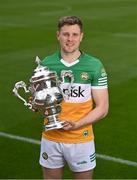 20 May 2022; Johnny Moloney of Offaly during the Tailteann Cup launch at Croke Park in Dublin. Photo by Piaras Ó Mídheach/Sportsfile
