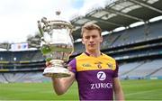 19 May 2022; Martin O’Connor of Wexford poses for a portrait during the Tailteann Cup launch at Croke Park in Dublin. Photo by Ramsey Cardy/Sportsfile