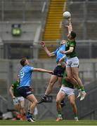 15 May 2022; Bryan Menton of Meath in action against Brian Fenton of Dublin at the throw-in of the Leinster GAA Football Senior Championship Semi-Final match between Dublin and Meath at Croke Park in Dublin. Photo by Seb Daly/Sportsfile