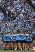 15 May 2022; Dublin players before the Leinster GAA Football Senior Championship Semi-Final match between Dublin and Meath at Croke Park in Dublin. Photo by Seb Daly/Sportsfile