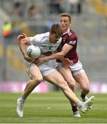 15 May 2022; Kevin Feely of Kildare in action against Ray Connellan of Westmeath during the Leinster GAA Football Senior Championship Semi-Final match between Kildare and Westmeath at Croke Park in Dublin. Photo by Seb Daly/Sportsfile